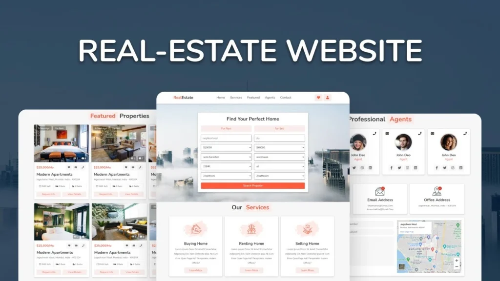 Real Estate Website Template