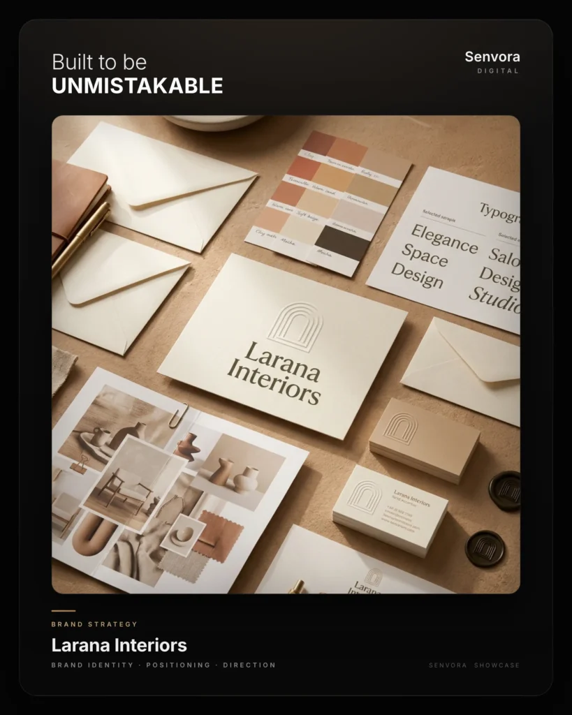 Larana Interiors — Brand Strategy & Positioning Service Dubai