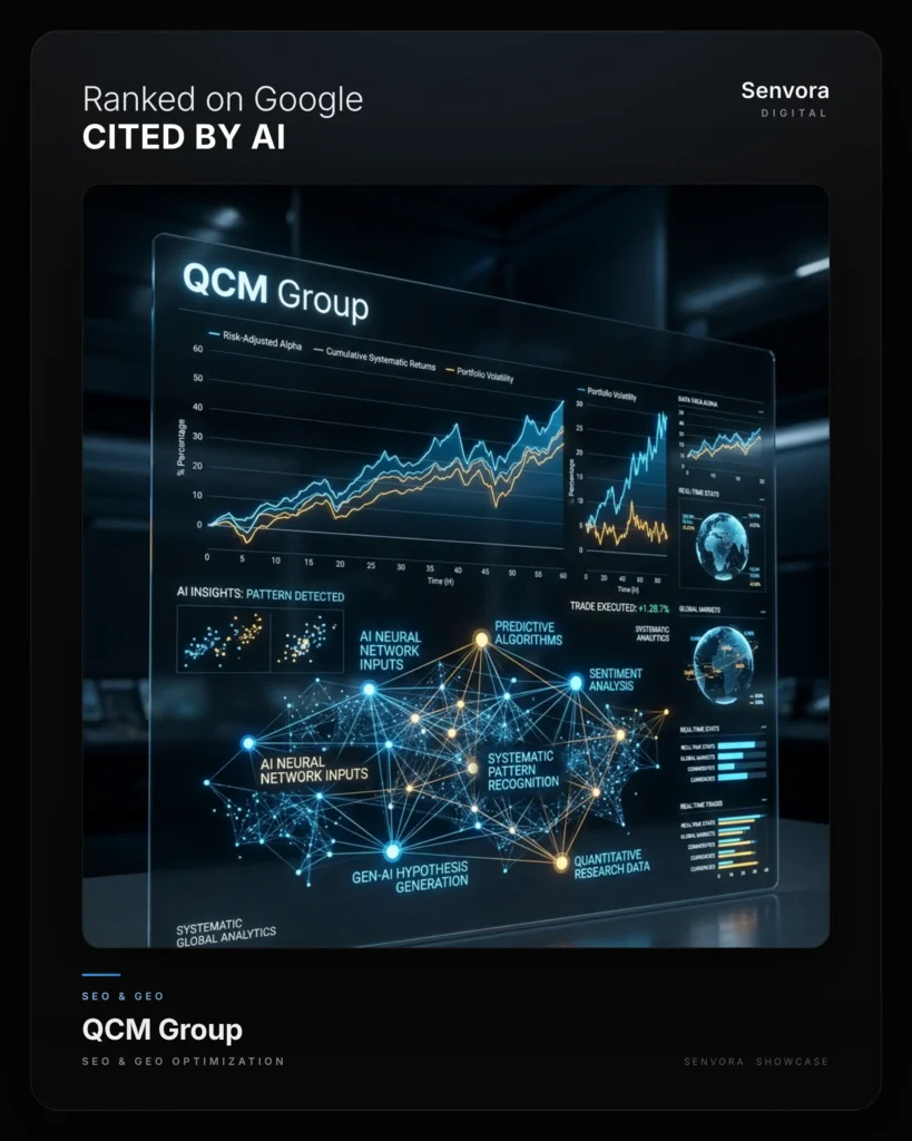 QCM Group — SEO & GEO Optimization Dubai
