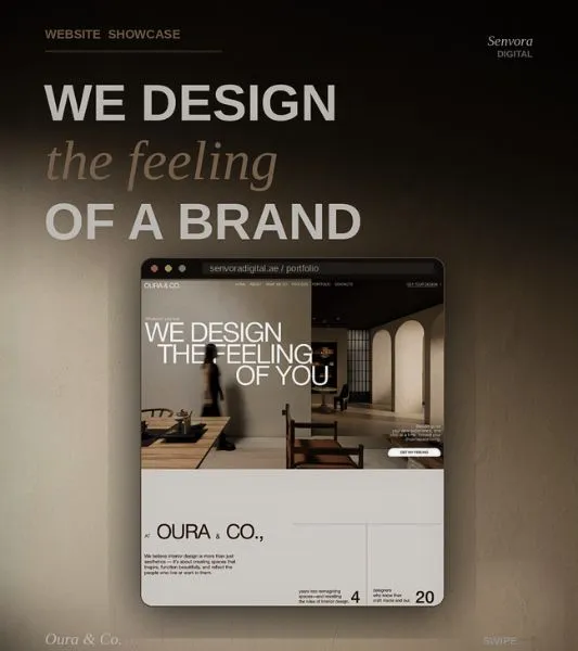 Senvora Digital Projects - Website Design